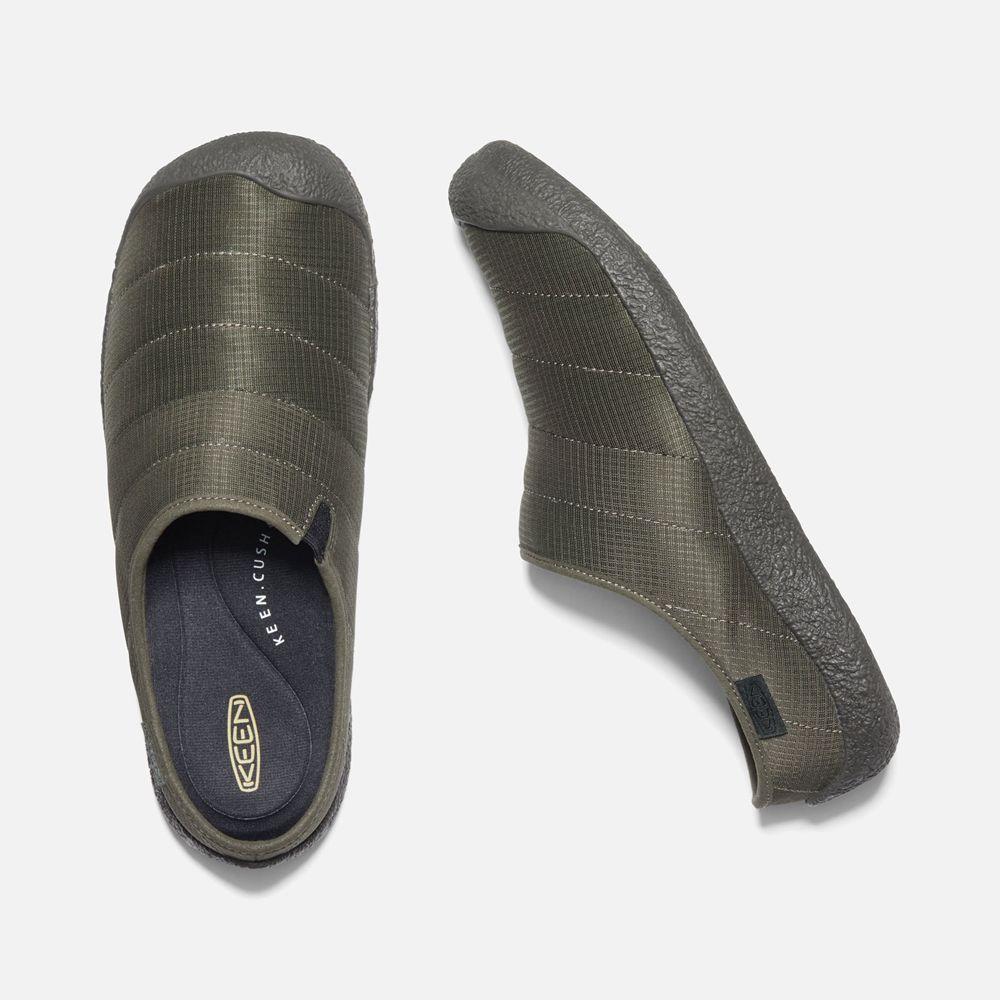 Keen Slippers Heren Olijfgroen - Howser Slide - 04769-DXTU